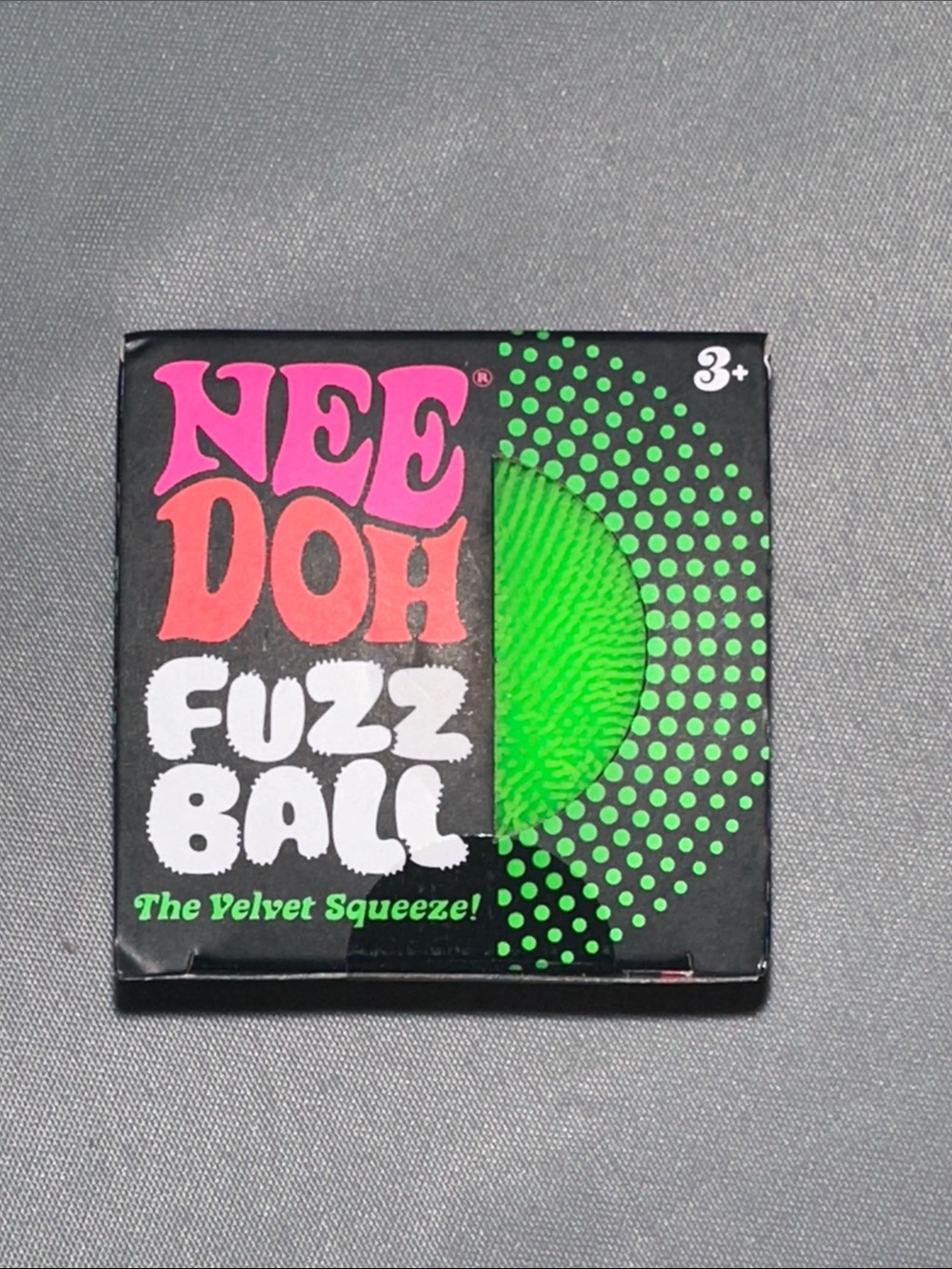 NeeDoh Fuzz Ball NWT Squishy Toy - Green